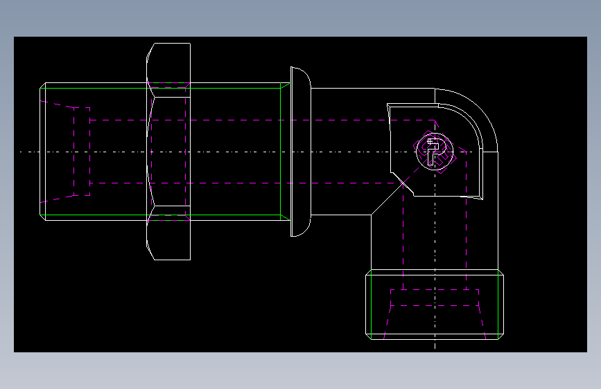 PARKER管接头EO Bulkhead elbow WSV14SOMD71(16)_back