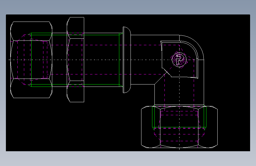 PARKER管接头EO Bulkhead elbow WSV15L71(16)_back