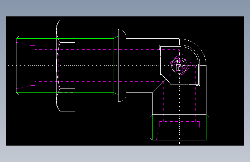 PARKER管接头EO Bulkhead elbow WSV15LOMD71(16)_back