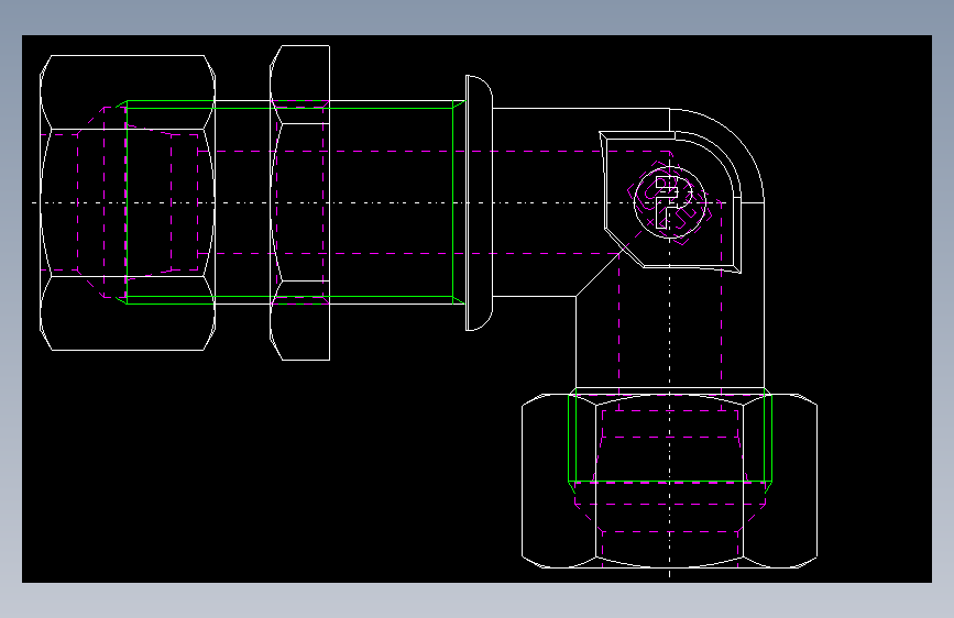 PARKER管接头EO Bulkhead elbow WSV16S71(16)_back