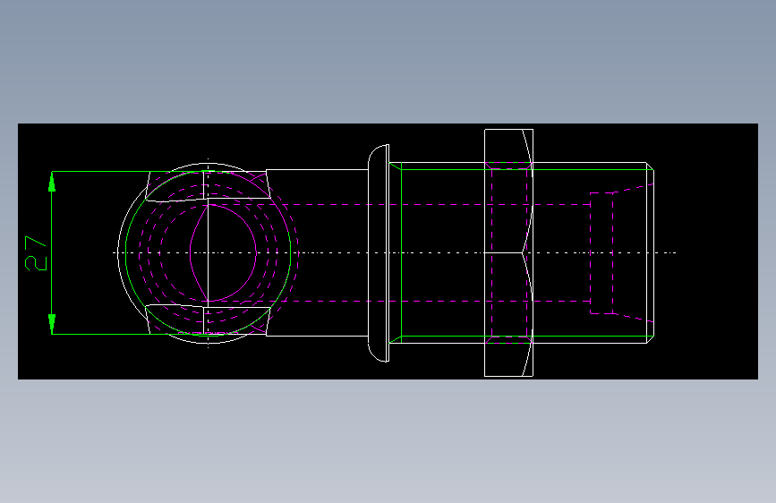 PARKER管接头EO Bulkhead elbow WSV20SOMD71(16)_top