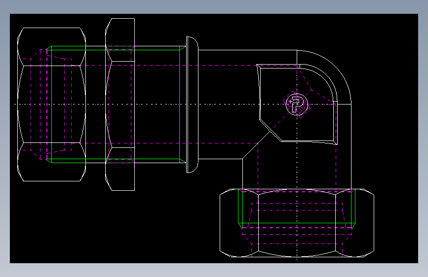 PARKER管接头EO Bulkhead elbow WSV28LCF(16)_back