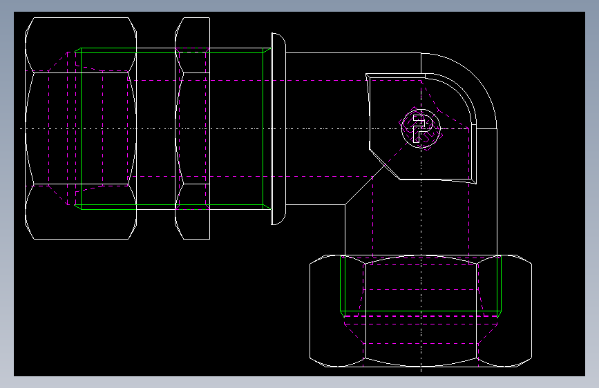 PARKER管接头EO Bulkhead elbow WSV30S71(16)_back