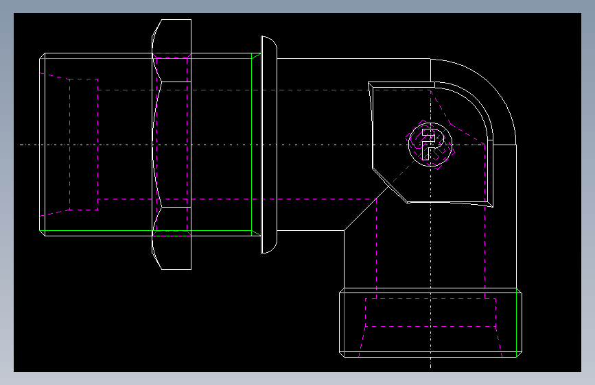 PARKER管接头EO Bulkhead elbow WSV30SOMD71(16)_back