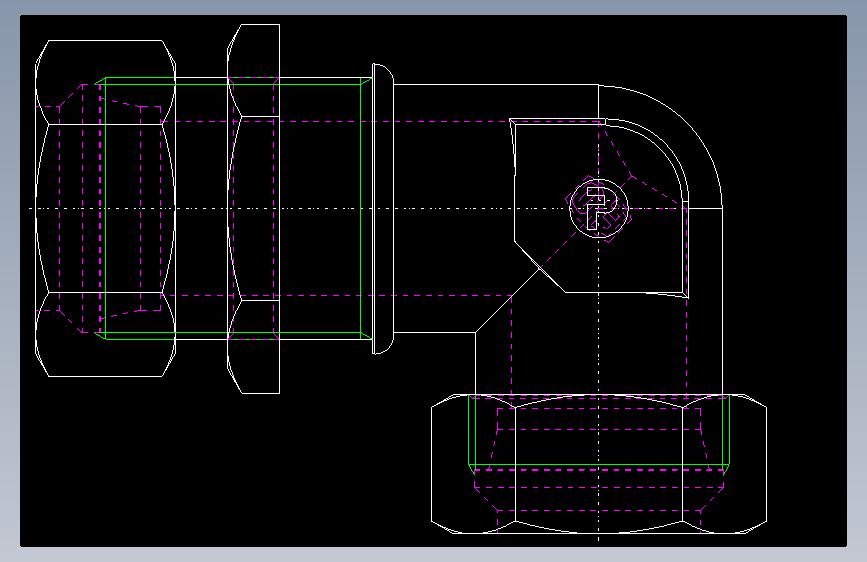 PARKER管接头EO Bulkhead elbow WSV35L71(16)_back