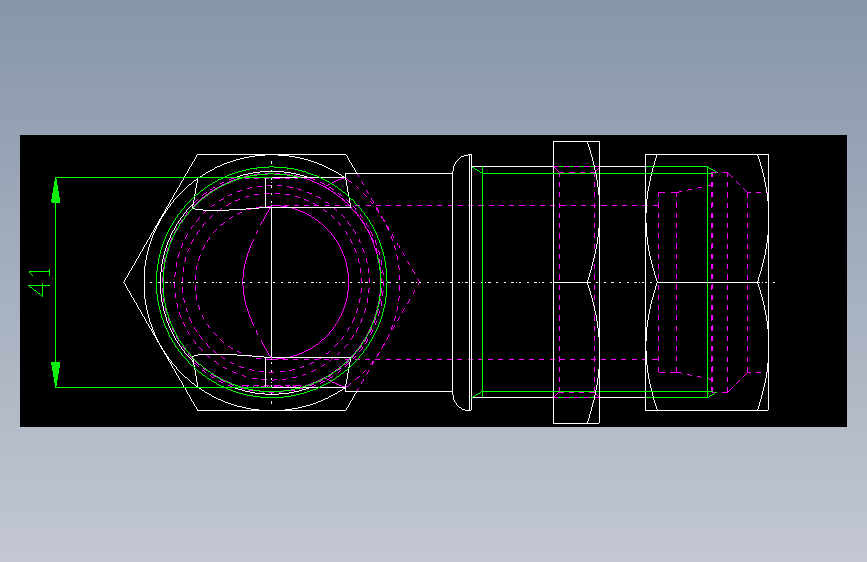 PARKER管接头EO Bulkhead elbow WSV35L71(16)_top