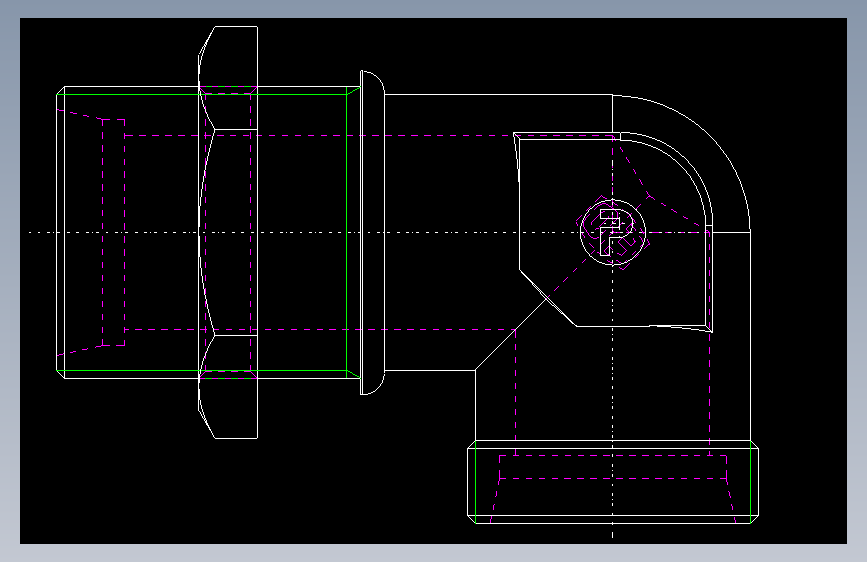 PARKER管接头EO Bulkhead elbow WSV35LOMD71(16)_back