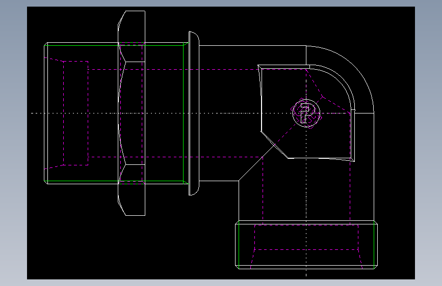 PARKER管接头EO Bulkhead elbow WSV38SOMD71(16)_back