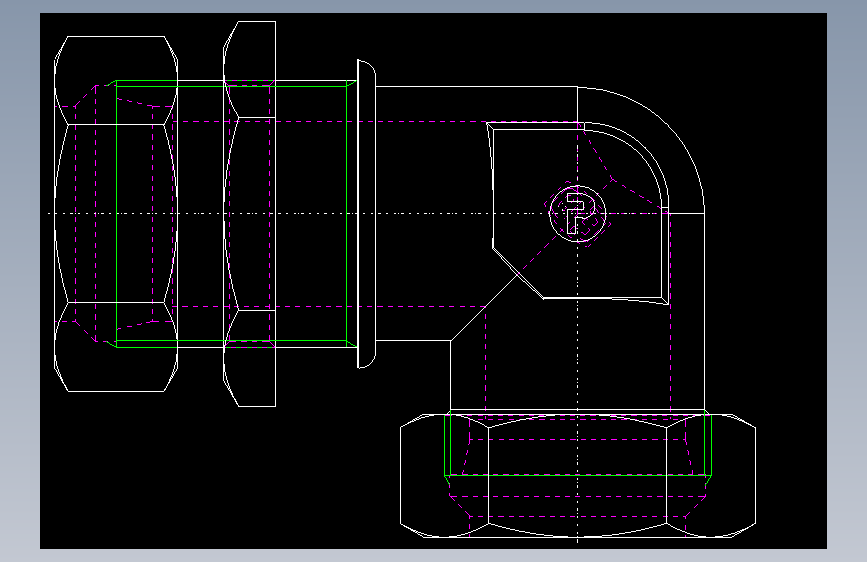 PARKER管接头EO Bulkhead elbow WSV42LMS(16)_back