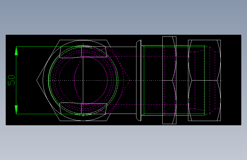 PARKER管接头EO Bulkhead elbow WSV42LMS(16)_top