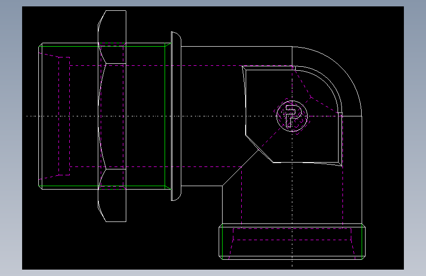 PARKER管接头EO Bulkhead elbow WSV42LOMD71(16)_back