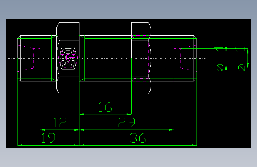 PARKER管接头EO Bulkhead union SV06SOMD71(16)_front