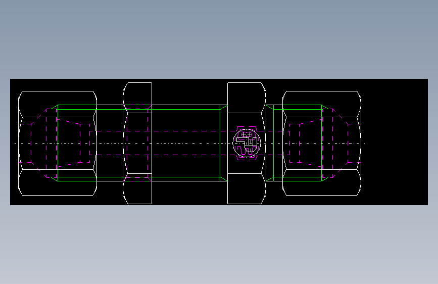 PARKER管接头EO Bulkhead union SV08S71(16)_back