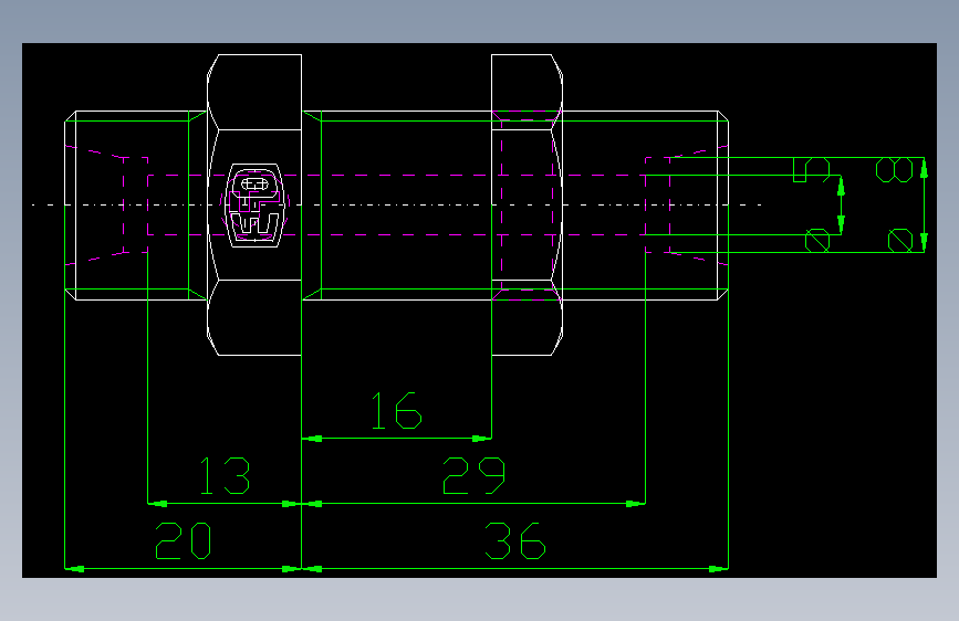 PARKER管接头EO Bulkhead union SV08SOMD71(16)_front