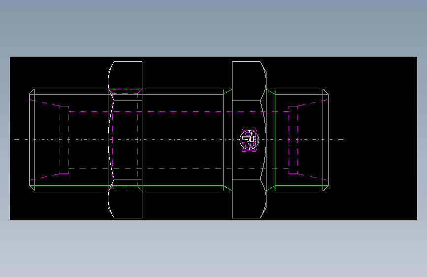 PARKER管接头EO Bulkhead union SV12LOMDCF(16)_back 主视图