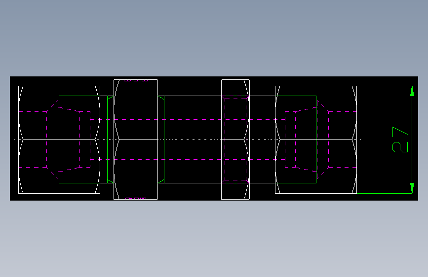 PARKER管接头EO Bulkhead union SV14S71(16)_top