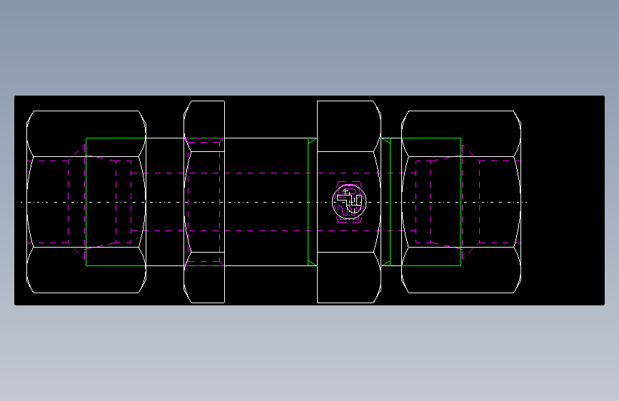 PARKER管接头EO Bulkhead union SV14SCF(16)_back