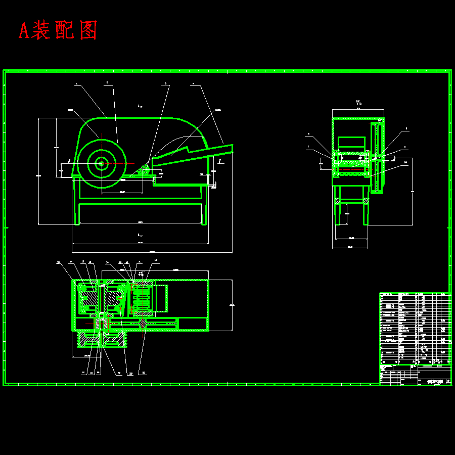 小型铡草机设计-饲草切碎机含SW三维及16张CAD图