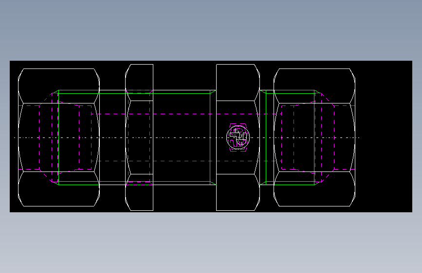 PARKER管接头EO Bulkhead union SV16SMS(16)_back