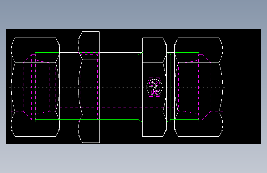 PARKER管接头EO Bulkhead union SV18L71(16)_back