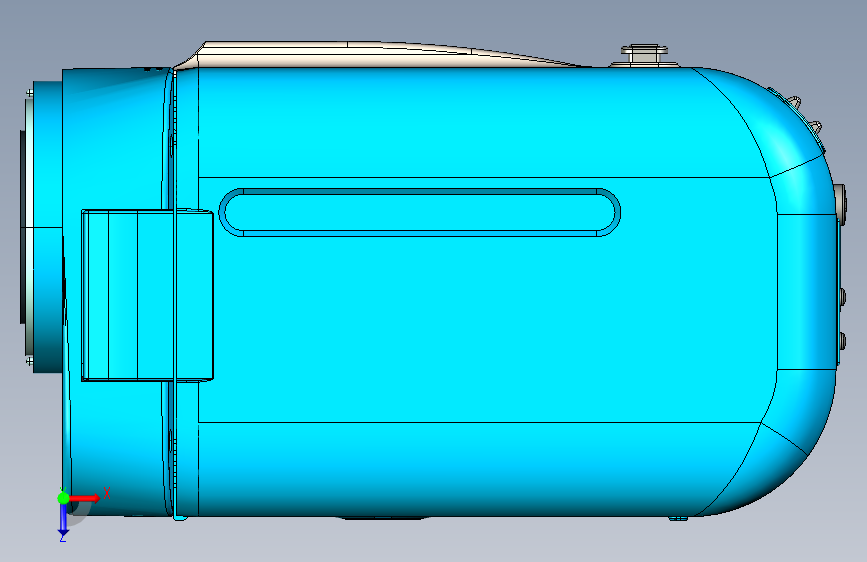 DV599数码摄像机3D模型 俯视图