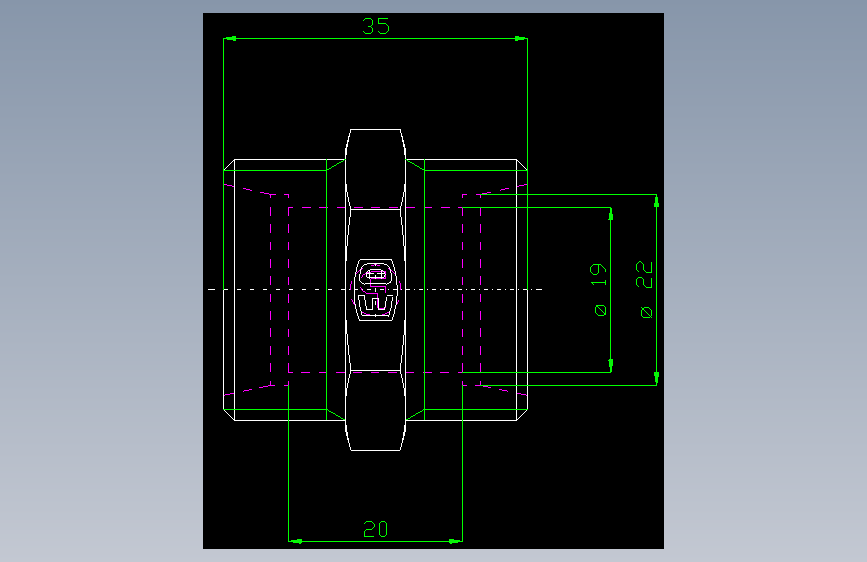 PARKER管接头EO Union G22L71X_front