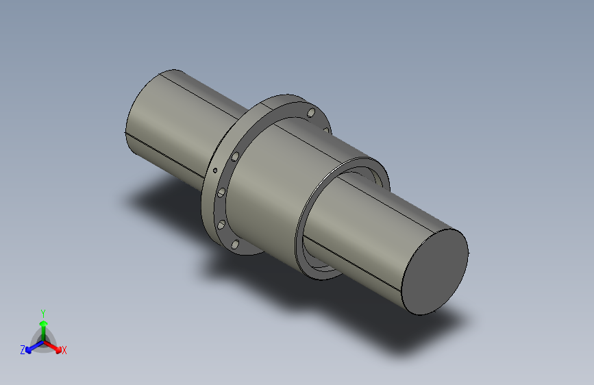 JF20025-8滚珠丝杆3D模型