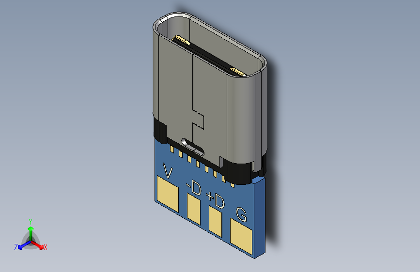 usb c母头jrc b008 15