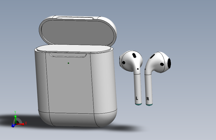 在solidworks 14中制作airpods