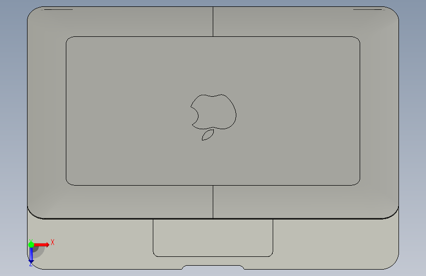 MacBook Air 13 201 5年初15 俯视图
