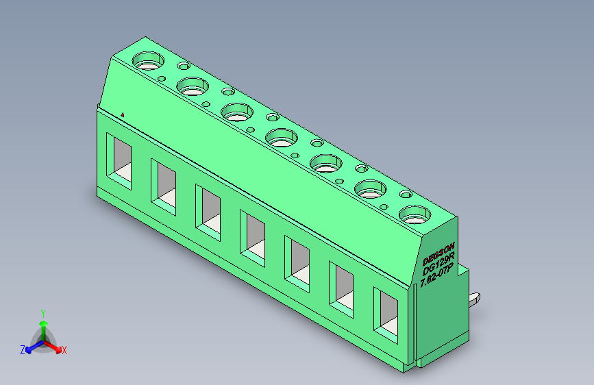 端子DG129R-7.62-07P-14-00AH