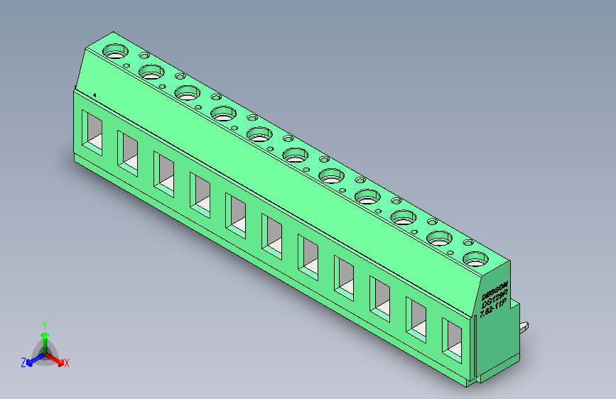 端子DG129R-7.62-11P-14-00AH