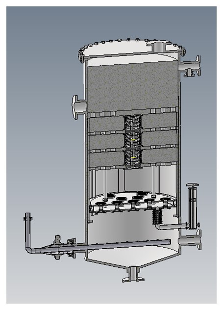可调节过滤介质密度的双介质过滤器