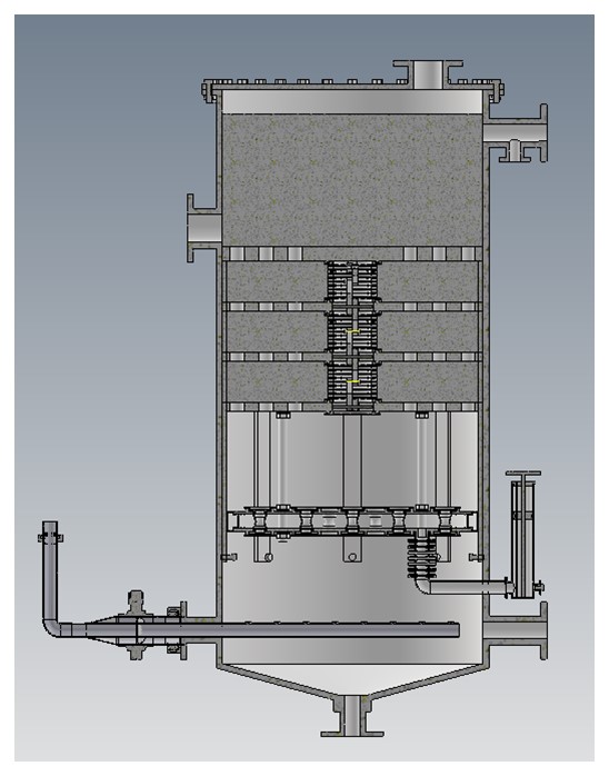 可调节过滤介质密度的双介质过滤器