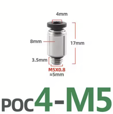 气动快速接头 POC 4-M5