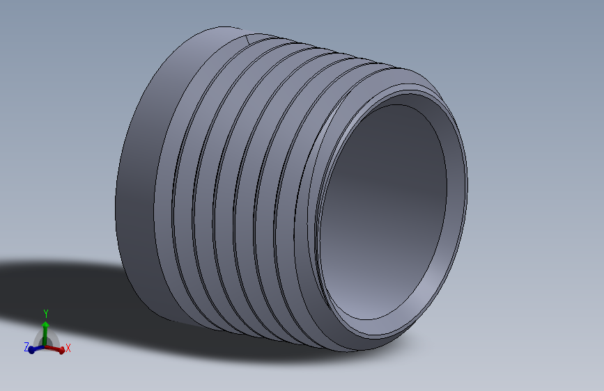 3 8NPT SC40 SLDPRT
