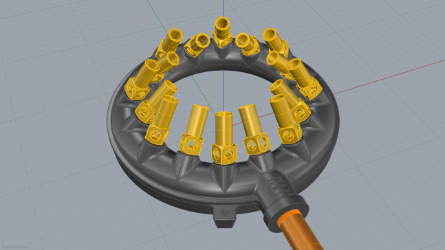 226916P 16尖火山燃烧器