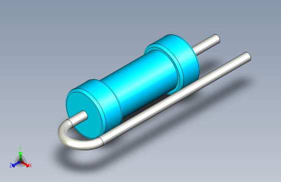 电阻С 1 4垂直1W 3 5节距