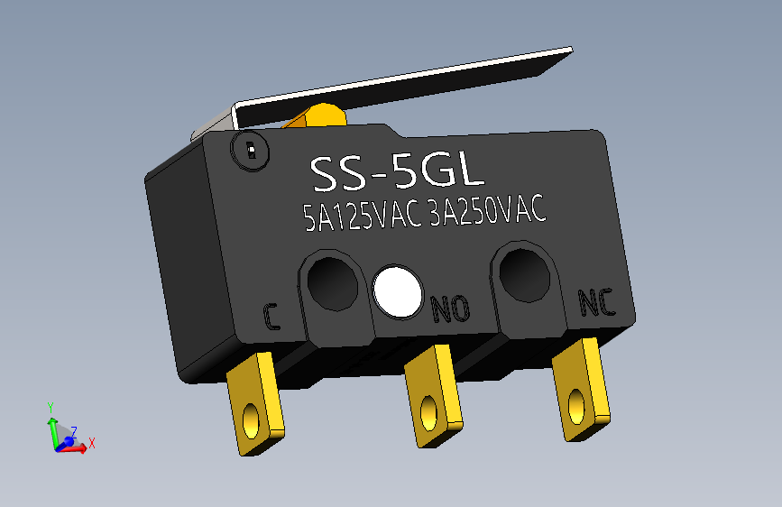 SS-5GL超小型基本开关微动开关