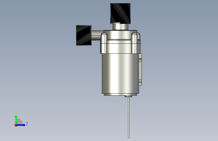 泵- 3m压头-12v-8.4w-8L分钟 左侧视图