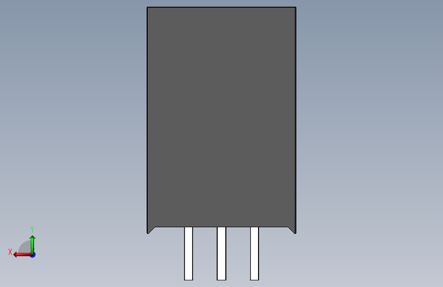 R-78Bxx-1.5系列高效开关稳压器 背面视图