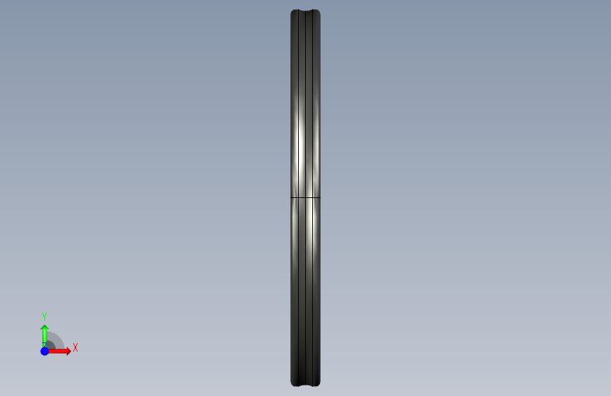 AS568 X-Ring_ 37.69 x 3.53O型密封圈 正面视图