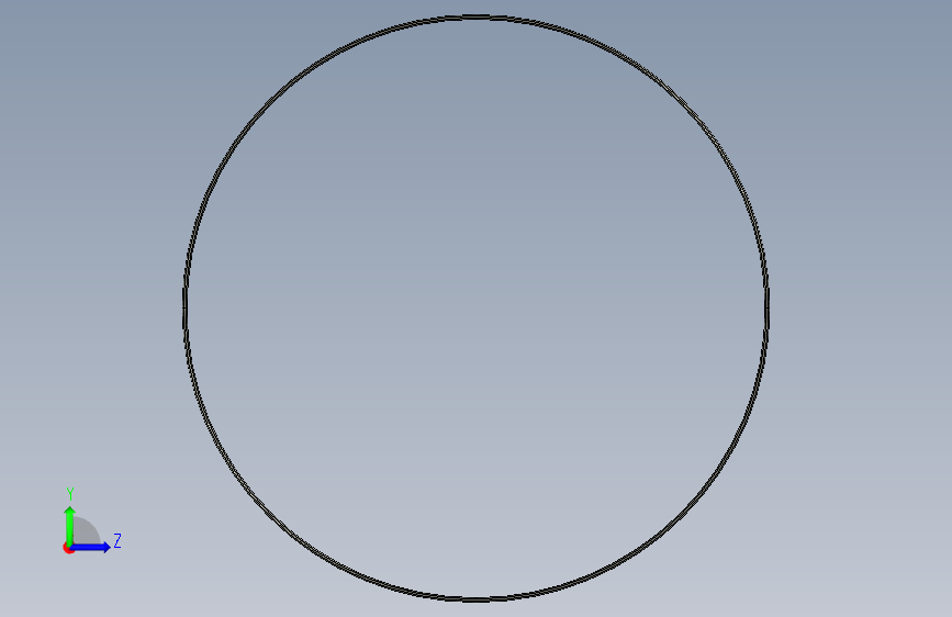 AS568 X-Ring_ 456.06 x 3.53O型密封圈 左侧视图