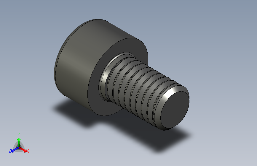 DIN_912-M5x8 内六角圆柱头螺钉