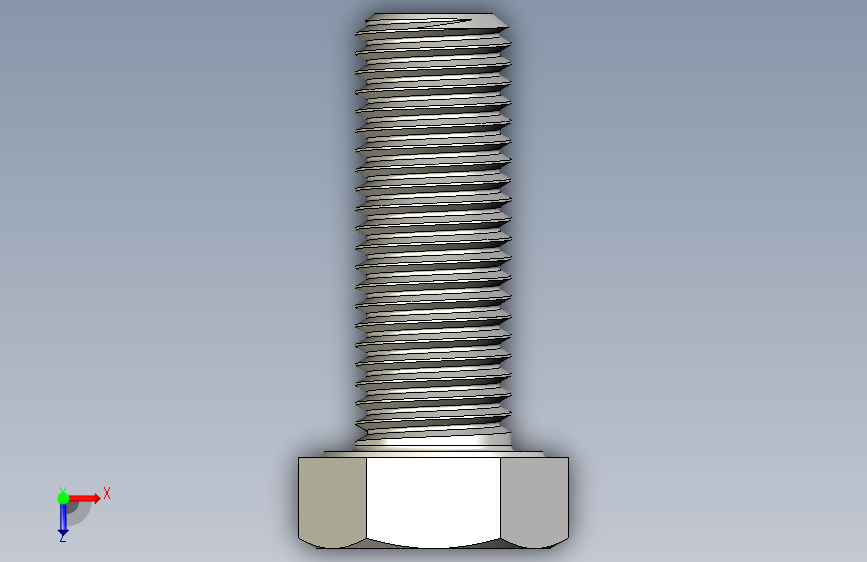 DIN_EN_ISO_4017_M16x45.ipt六角螺栓 俯视图