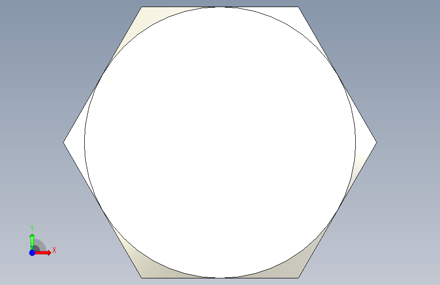 DIN_EN_ISO_4017_M16x45.ipt六角螺栓 正面视图