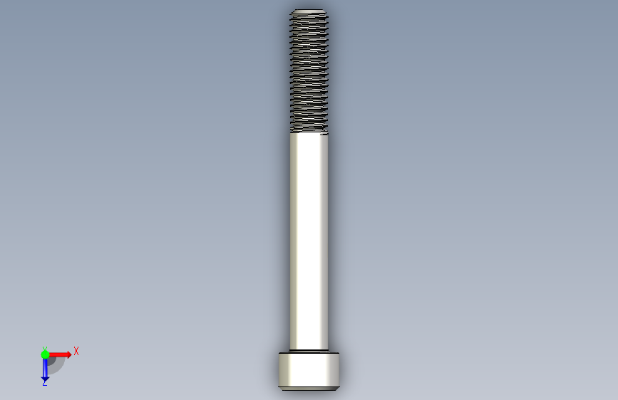 DIN_EN_ISO_4762_M10x90.ipt内六角螺钉 俯视图