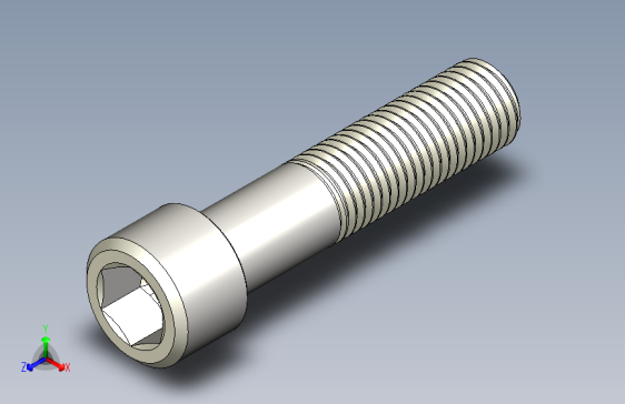 DIN_EN_ISO_4762_M16x70.ipt内六角螺钉
