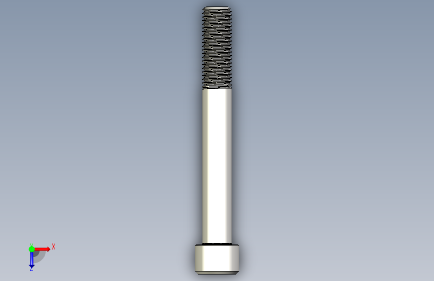 DIN_EN_ISO_4762_M16x130.ipt内六角螺钉 俯视图