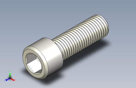 DIN_EN_ISO_4762_M20x60.ipt内六角螺钉